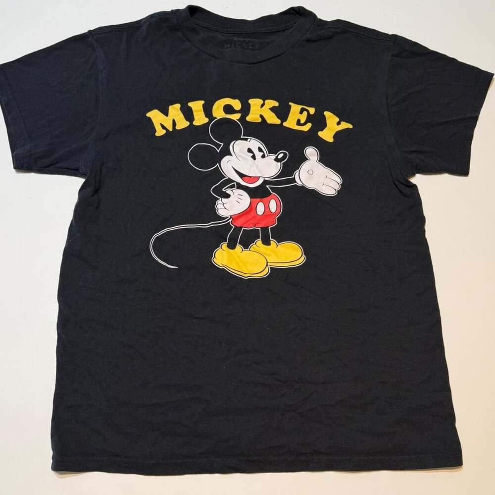 Disney Mickey Mouse Black Graphic T-Shirt